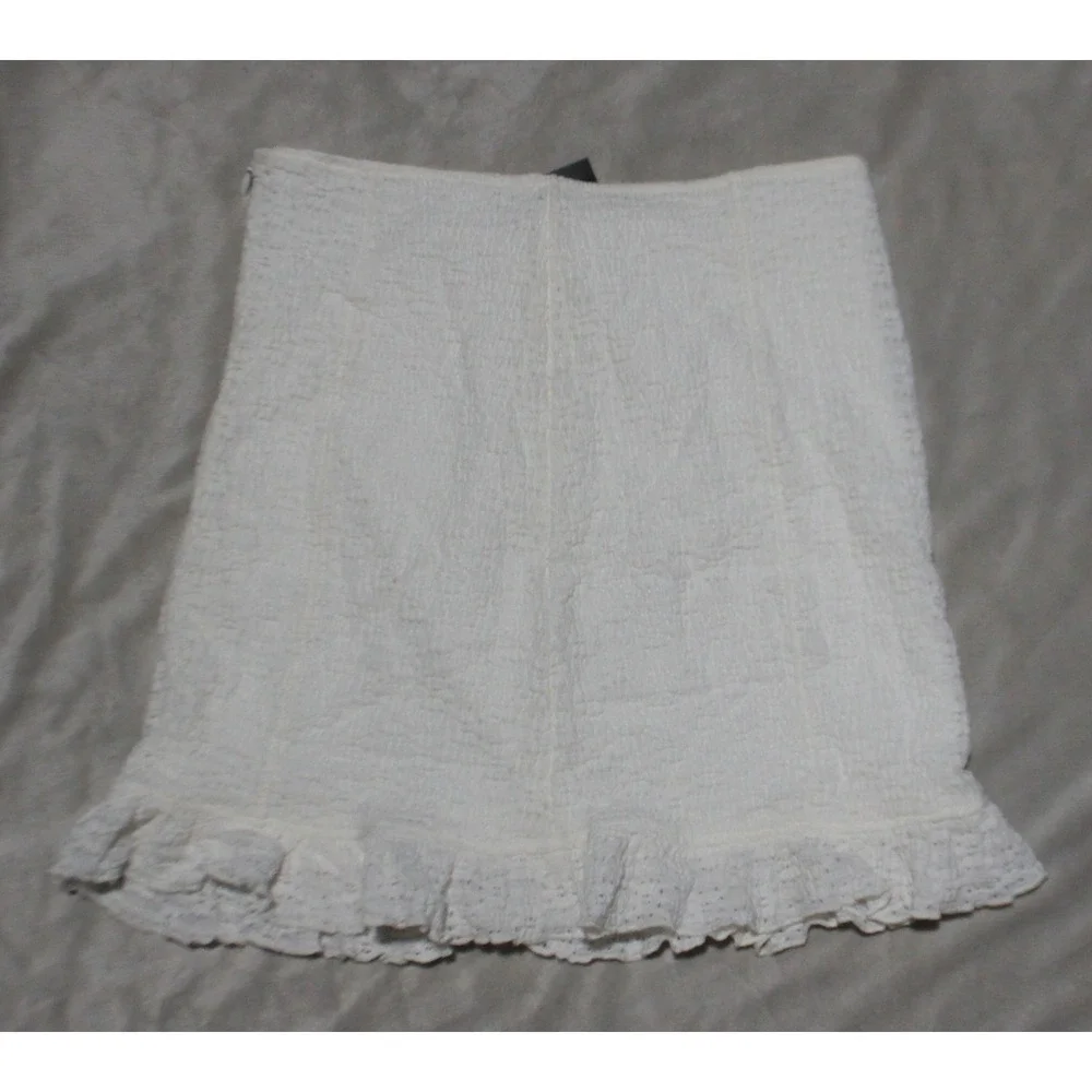 art class Girls White Mini Skirt, Size XL 14